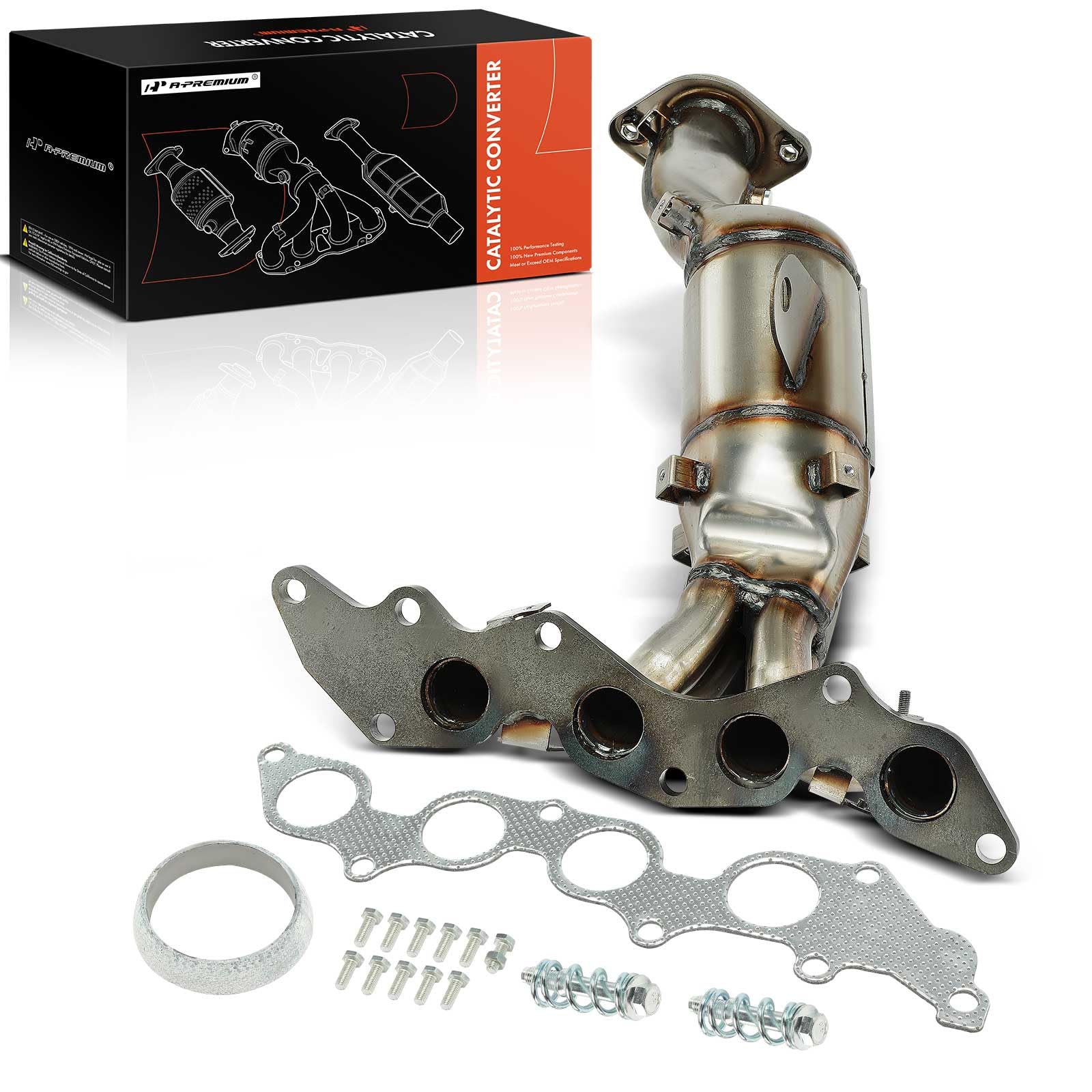 A-Premium Exhaust Manifold Catalytic Converter with Gasket Kit
